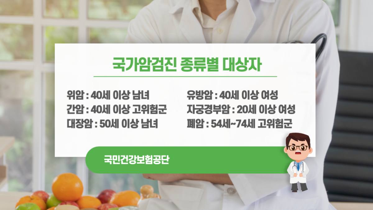 국가암검진 대상자