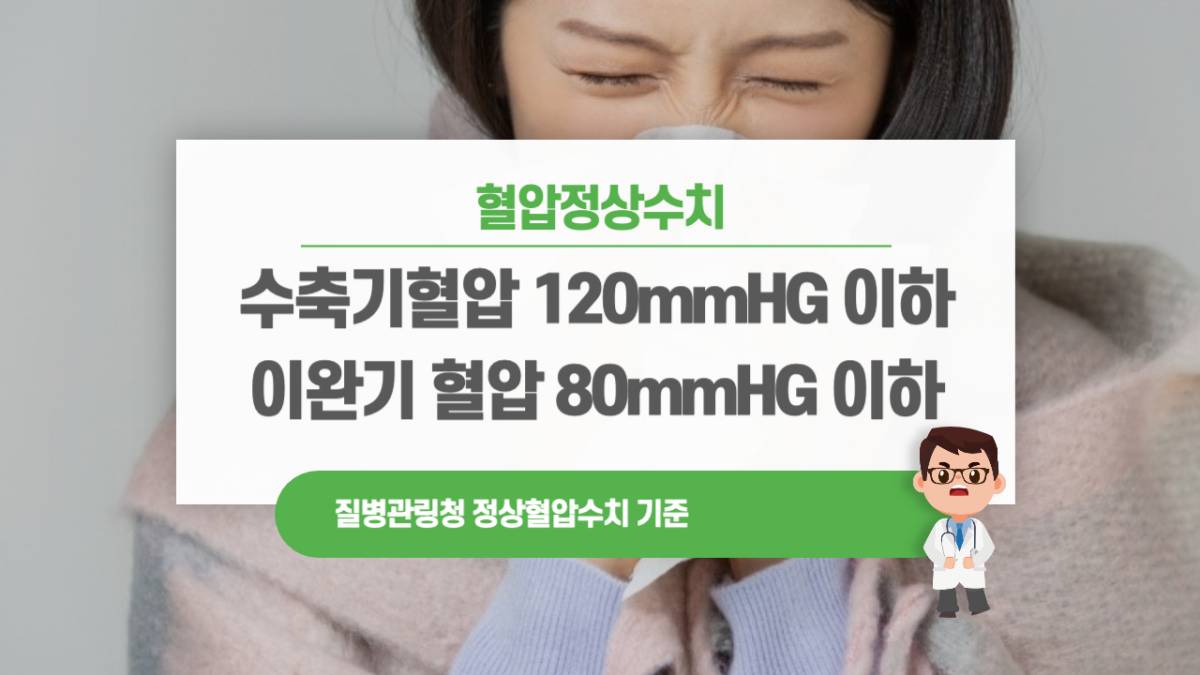 나이별 혈압정상수치