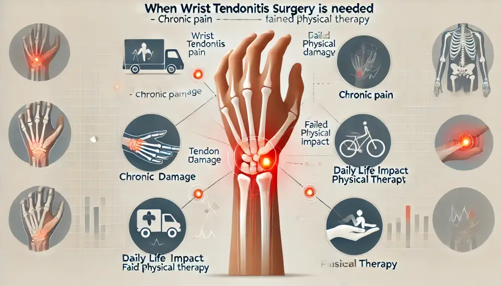 손목건초염 수술의 필요성