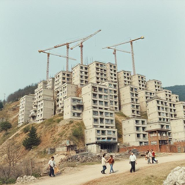 1970년대 성남 광주대단지 초기 모습