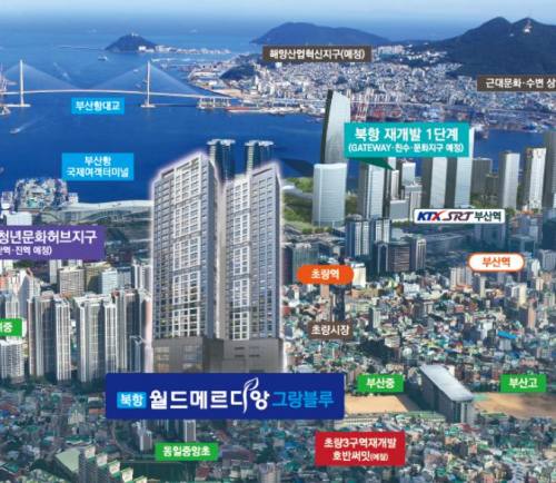 북항 월드메르디앙 그랑블루 청약일정